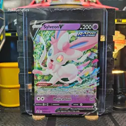 Sylveon V Promo Sword & Shield Pokemon TCG SWSH202 Black Star Holo - Image 1
