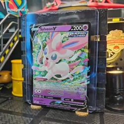 Sylveon V Promo Sword & Shield Pokemon TCG SWSH202 Black Star Holo - Image 2