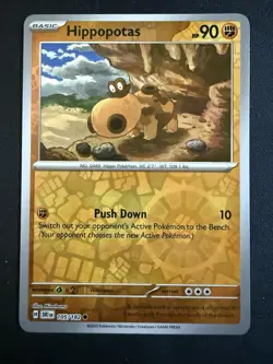 Hippopotas 105/182 Pokemon Destined Rivals Reverse Holo NM - Image 1