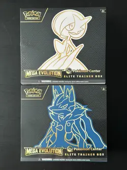Pokemon TCG Mega Evolution Pokemon Center ETB - Lucario & Gardevoir - Sealed - Image 1