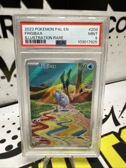 PSA 9 Frigibax Illustration Rare PAL EN Pokemon Paldea Evolved Mint - Image 1