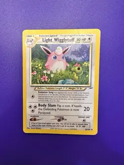 LIGHT WIGGLYTUFF 54/105 NEO DESTINY UNLIMITED EDITION NON-HOLO 2000 POKEMON TCG - Image 1