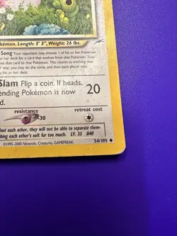 LIGHT WIGGLYTUFF 54/105 NEO DESTINY UNLIMITED EDITION NON-HOLO 2000 POKEMON TCG - Image 5