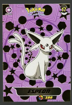 Pokemon Alpha Omega Dark Shadow Set-ESPEON #17 *GOLD HOLO* - Image 1