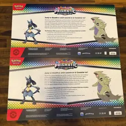 Pokemon Lucario Tyranitar Premium Collection Prismatic Sam’s Club 2x Lot Bundle - Image 3