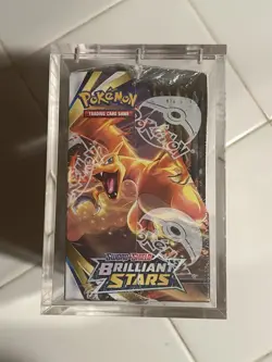 Pokemon TCG Sword & Shield Brilliant Stars Booster Box SEALED + ACRYLIC CASE 🔥 - Image 4