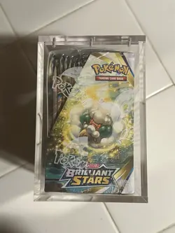 Pokemon TCG Sword & Shield Brilliant Stars Booster Box SEALED + ACRYLIC CASE 🔥 - Image 5