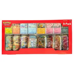 Pokemon Prismatic Evolutions Mini Tins 8-Pack Sealed Brand New Costco - Image 1