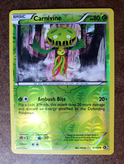 2013 POKEMON TCG CARNIVINE Legendary Treasures REVERSE HOLO! Uncommon! 48/113 NP - Image 1