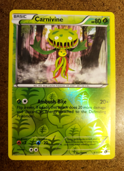 2013 POKEMON TCG CARNIVINE Legendary Treasures REVERSE HOLO! Uncommon! 48/113 NP - Image 3
