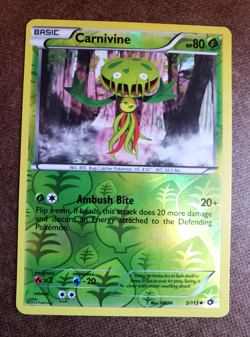 2013 POKEMON TCG CARNIVINE Legendary Treasures REVERSE HOLO! Uncommon! 48/113 NP - Image 4