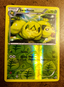 2013 POKEMON TCG SWADLOON Legendary Treasures (LTR) REVERSE HOLO Uncommon 11/113 - Image 1