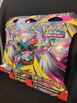 (LOT OF 3) Pokemon TCG Mega Evolution Sleeved Booster Packs NEW SEALED - Image 3