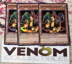 3x (M/NM) - Summoner of Illusions - FUEN-EN038 - Super Rare - 1st Edition YuGiOh - Image 1