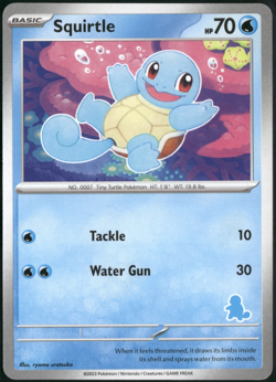 Squirtle Stamped Stamp Deck My First Battle Promo English Pokemon Card (LP) - Image 1