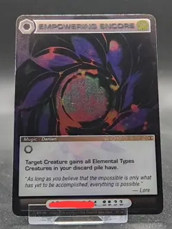 Chaotic Card : Empowering Encore AU First Edition Rare Mugic - Image 1