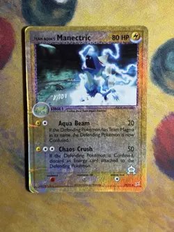 Manectric Reverse Holo Ex Team Magma vs Team Aqua 29/95 Pokemon Card HP - Image 2