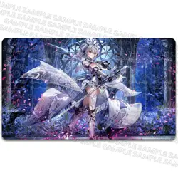Labrynth of the Silver Playmat TCG CCG Playmat Trading Card Game Mat Mouse Pad - Image 1