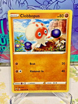 Clobbopus 100/185 LP Pokemon Card | SWSH04: Vivid Voltage Regular - Image 1