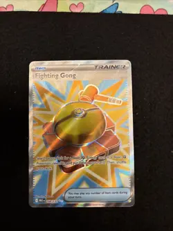 TCG Pokemon Mega Evolution Fighting Gong 168/132 Full Art Ultra Rare NM Card - Image 2