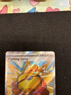 TCG Pokemon Mega Evolution Fighting Gong 168/132 Full Art Ultra Rare NM Card - Image 3
