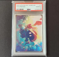PSA10 English Lost Black Mage Vivi Art Card MTG FF - Image 1