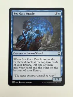 Sea Gate Oracle MTG Magic the Gathering Card NM Near Mint KHC - Image 1