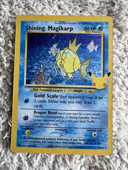 Pokemon TCG Shining Magikarp Card 66/64 Celebrations 25th Anniversary Edition - Image 1