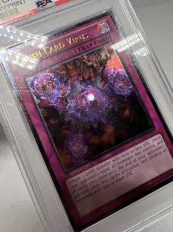 YuGiOh PSA 10 Gem Mint Crush Card Virus Ultimate Rare DPKB-EN039 2017 Reprint - Image 2