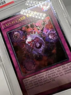 YuGiOh PSA 10 Gem Mint Crush Card Virus Ultimate Rare DPKB-EN039 2017 Reprint - Image 3