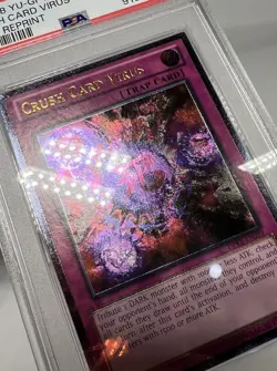 YuGiOh PSA 10 Gem Mint Crush Card Virus Ultimate Rare DPKB-EN039 2017 Reprint - Image 5
