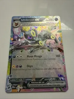Pokemon TCG Umbreon EX 60/131 Double Rare Holo Card Prismatic Evolutions - Image 1