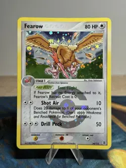 Fearow 24/112 Reverse Holo Rare Stamped EX FireRed & LeafGreen Pokemon Card - Image 1