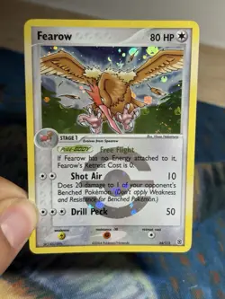 Fearow 24/112 Reverse Holo Rare Stamped EX FireRed & LeafGreen Pokemon Card - Image 3