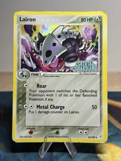 Lairon 36/100 Ex Crystal Guardians Reverse Holo Stamped Pokemon Card HP - Image 1