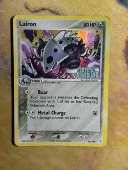 Lairon 36/100 Ex Crystal Guardians Reverse Holo Stamped Pokemon Card HP - Image 2