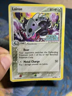 Lairon 36/100 Ex Crystal Guardians Reverse Holo Stamped Pokemon Card HP - Image 3