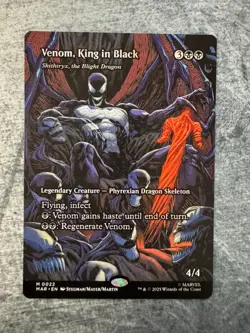 Venom, King in Black - Skithiryx, the Blight Dragon (Borderless) NM - MTG - Image 1