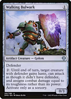 Walking Bulwark 241/281 Dominaria United MTG Uncommon - Image 1
