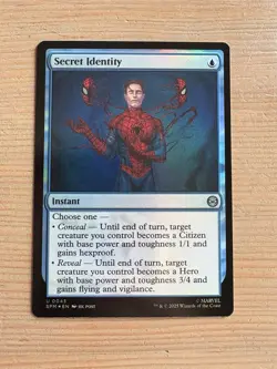 Secret Identity - 43 - MTG: Marvel’s Spider-Man: Eternal - Uncommon - FOIL - Image 1