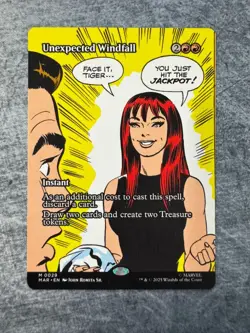 Unexpected Windfall (Borderless) Marvel Universe Eternal-Legal Regular NM - MTG - Image 1