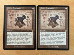 MTG Magic the Gathering 1x Goblin Charbelcher Schematic Retro Frame Artifacts NM - Image 1