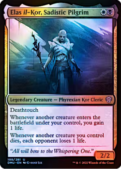 Elas il-Kor, Sadistic Pilgrim 198/281 Dominaria United Foil MTG Uncommon - Image 1