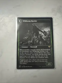 MTG Howlpack Piper Wildsong Howler Innistrad: Double Feature 472 Regular Rare - Image 1