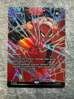 Tangle (Borderless) Marvel Universe Eternal-Legal Foil NM - MTG - Image 1