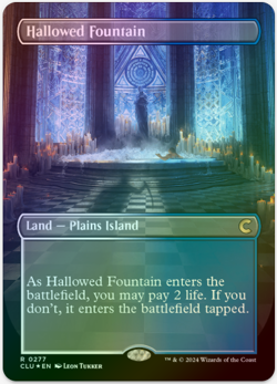 1 x Hallowed Fountain - Clue - LP - FOIL - MTG - Image 1
