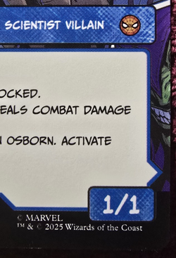 MTG, Norman Osborn (#0220), Marvel's Spider-Man, Borderless Non-Foil, NM Mythic - Image 4