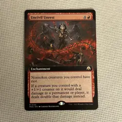 MTG {UNCIVIL UNREST} Extended Art March Of The Machine Reg Rare #122 NM/Unplayed - Image 1