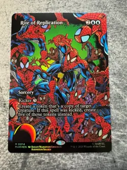 Rite of Replication (Borderless) Marvel Universe Eternal-Legal Foil NM - MTG - Image 1