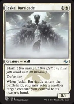 Jeskai Barricade - Light Play MTG Fate Reforged - Image 1